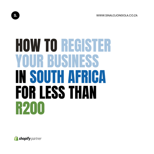 How To Register Your Business in South Africa for less than R200