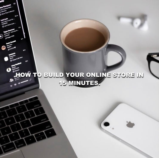 How to build your own online store in less than 15 minutes