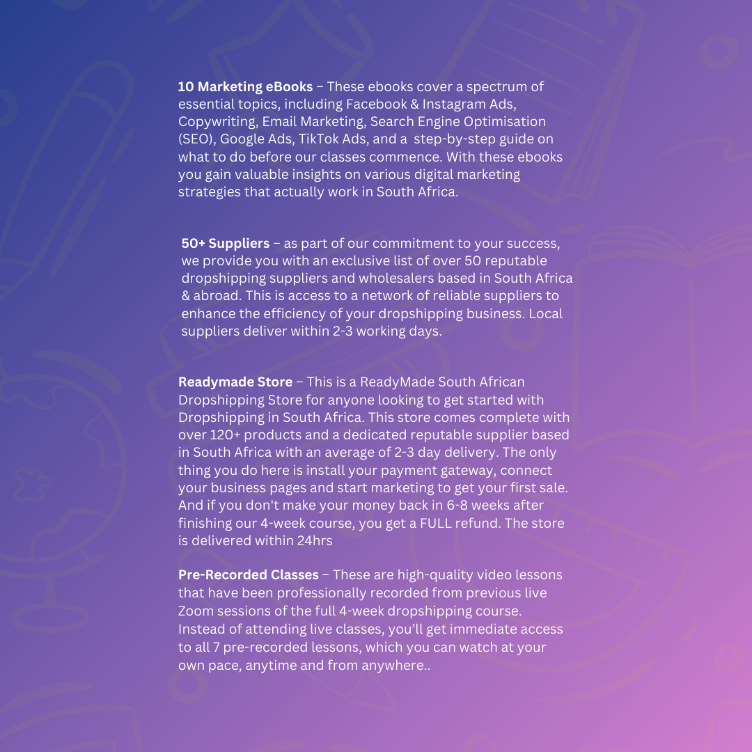 Pro Dropshipping Package