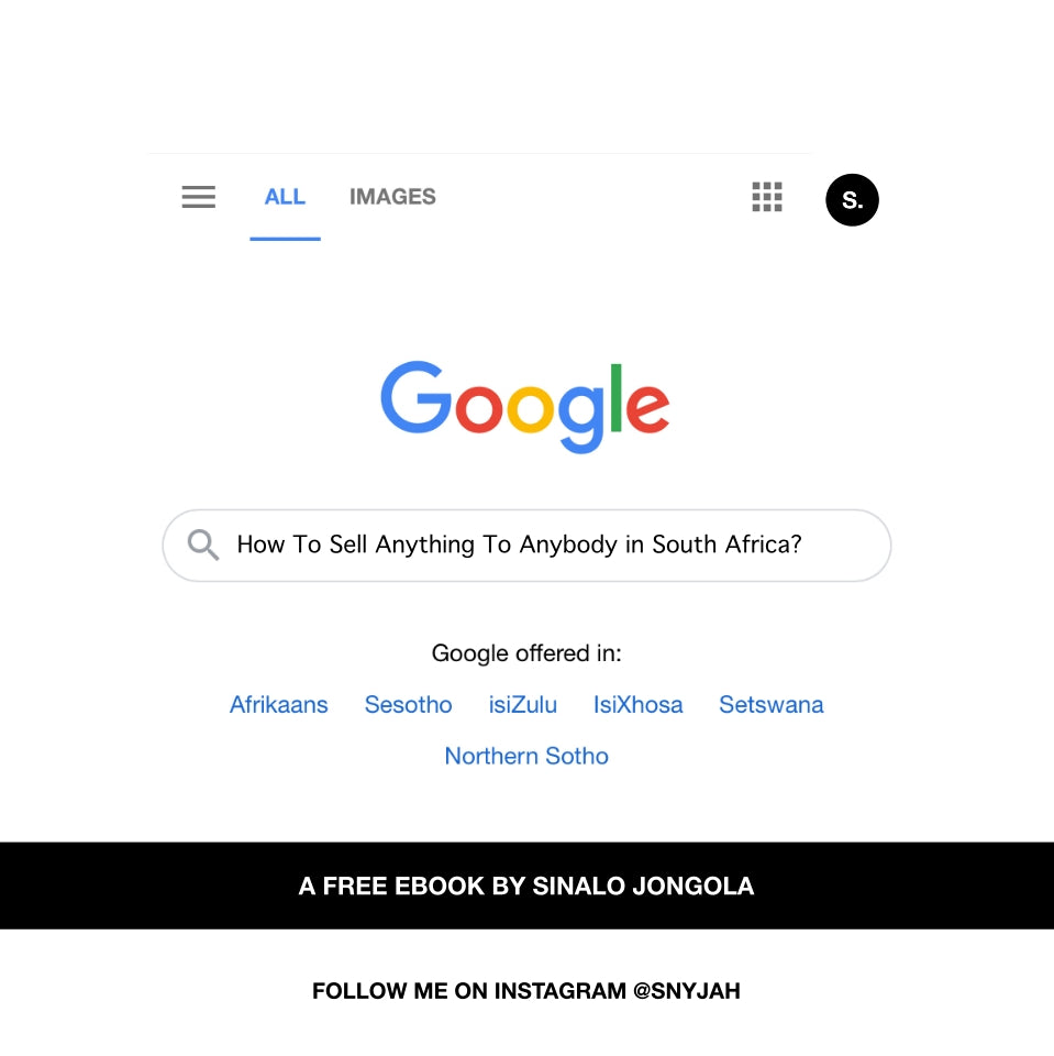 How To Sell Anything To Anyone in South Africa